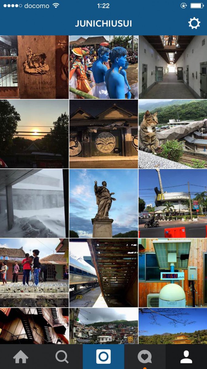 Junichi USUI's instagram with photos around the world